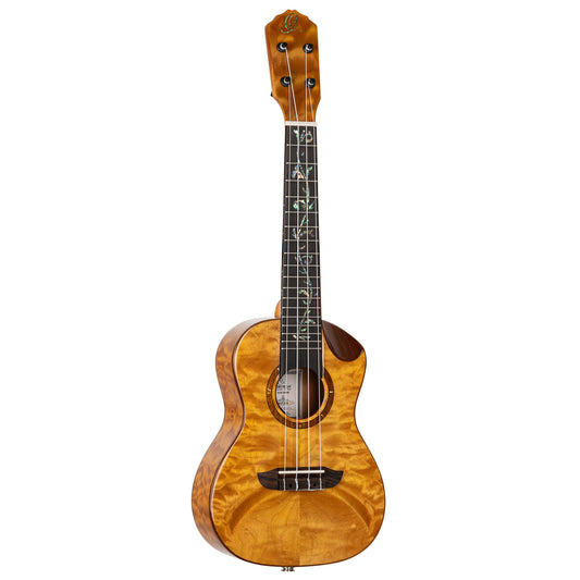 ORTEGA Elite Serie Konzert Ukulele 4 String - Quilted Maple Natural + Bag