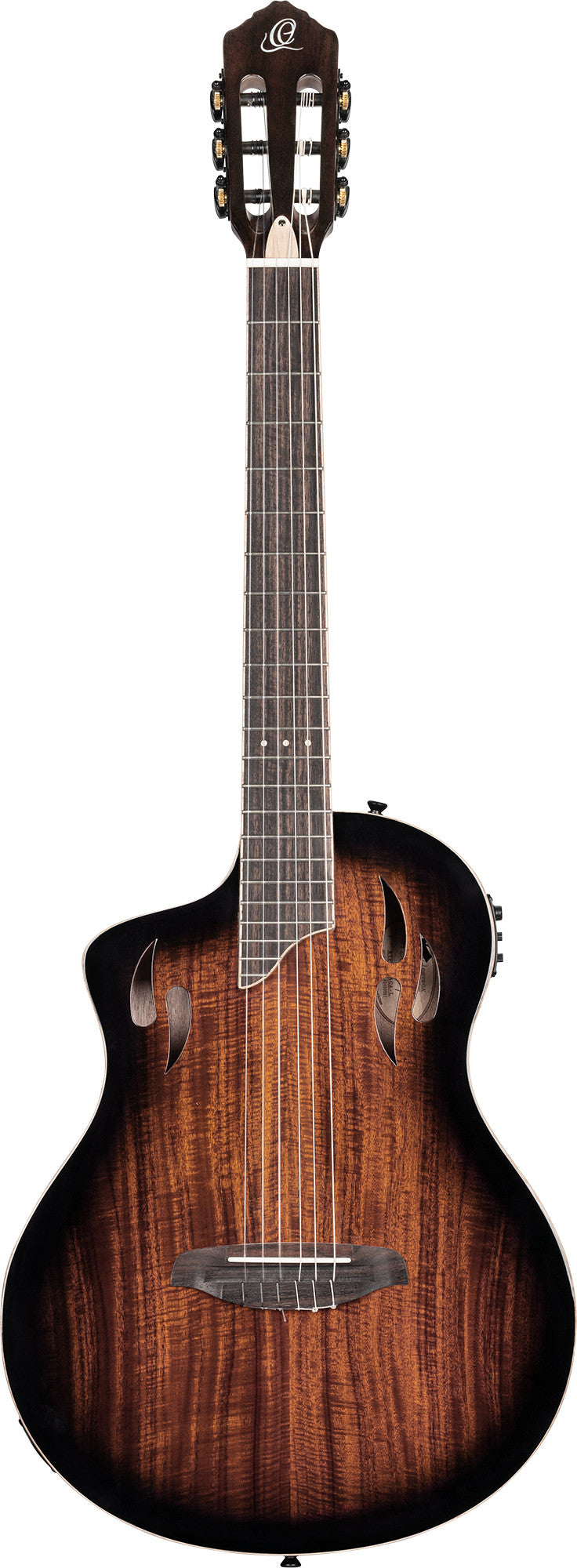 ORTEGA TourPlayer DeLuxe Nylon String Guitar 6-String Lefty - Acacia Burst + Gig Bag