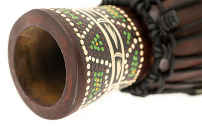 MEINL Percussion African Style Mini Djembe 4 1/2" - Dark Serpent Design