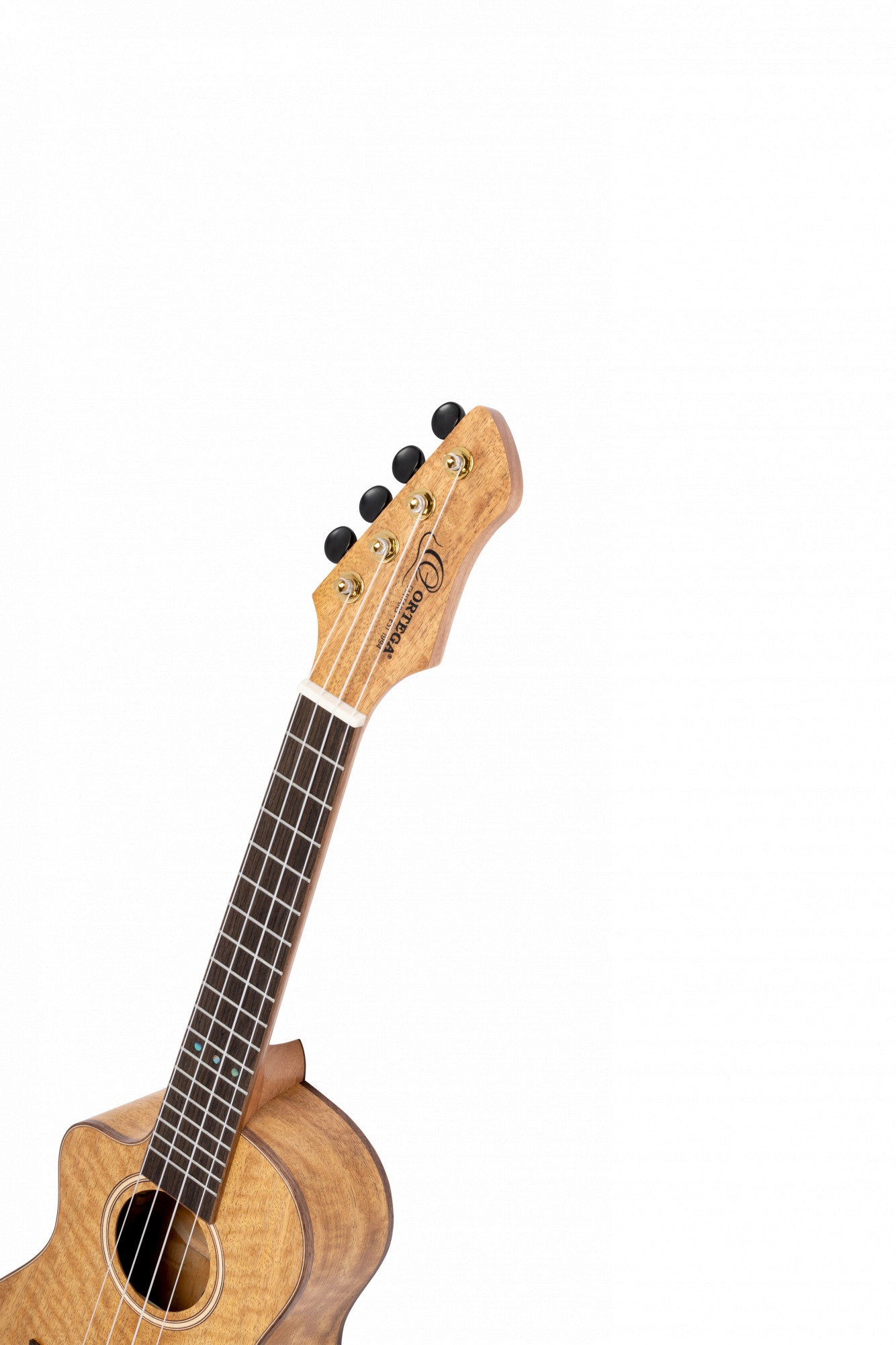 ORTEGA Horizon Serie Konzert Preamp Ukulele 4 String Lefty - Mango Natural + Bag