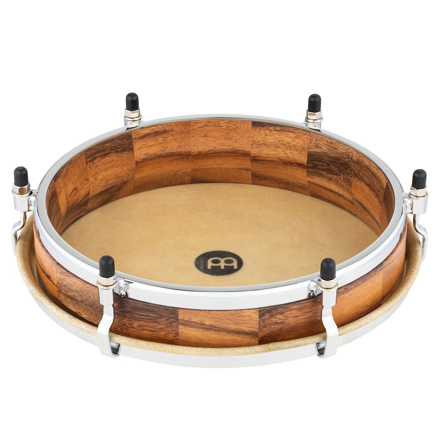 MEINL Percussion Pandero de Plena 12" Punteador, Chrome Hardware