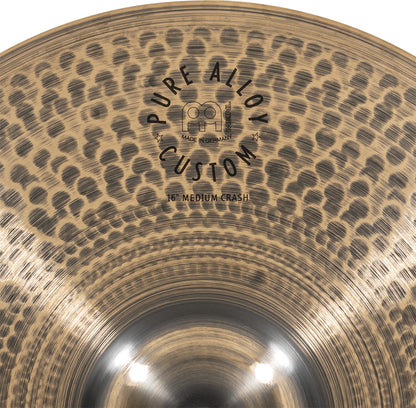 MEINL Cymbals Pure Alloy Custom Medium Crash - 16"