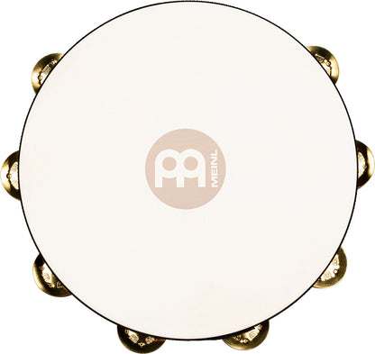 MEINL Percussion Traditional Wood Series Headed Tambourine - 10"