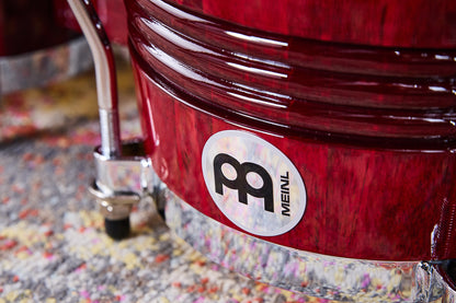 MEINL Percussion Marathon Exclusive Serie Bongo 6 3/4" Macho & 8" Hembra - Wine Red