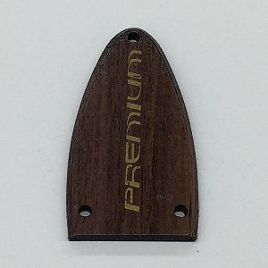 IBANEZ Truss Rod Cover Walnut Flat w/ Premium-Logo