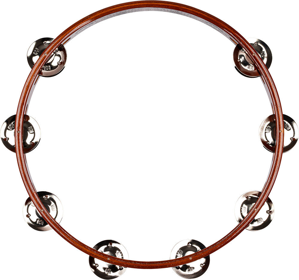 MEINL Percussion Traditional Wood Series Tambourine - 10"