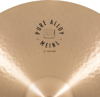 MEINL Cymbals Pure Alloy Thin Ride - 22"
