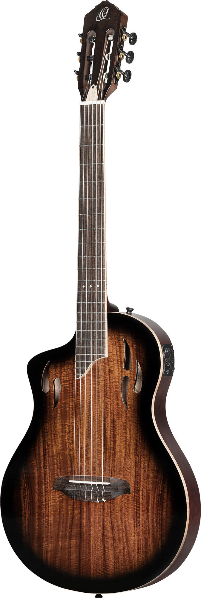 ORTEGA TourPlayer DeLuxe Nylon String Guitar 6-String Lefty - Acacia Burst + Gig Bag