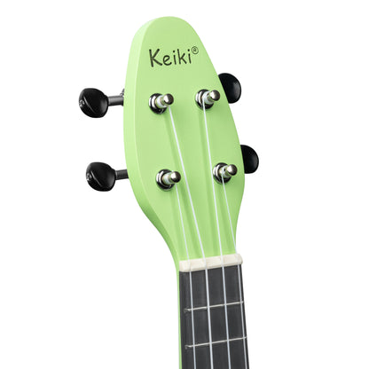 KEIKI K2 Serie Sopran Ukulele Set - Agathis / ABS Tomatillo