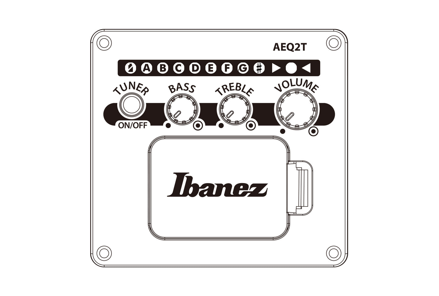 IBANEZ AEWC Acoustic Guitar 6-String - Transparent Emerlad Burst Top & Natural High Gloss Back & Side