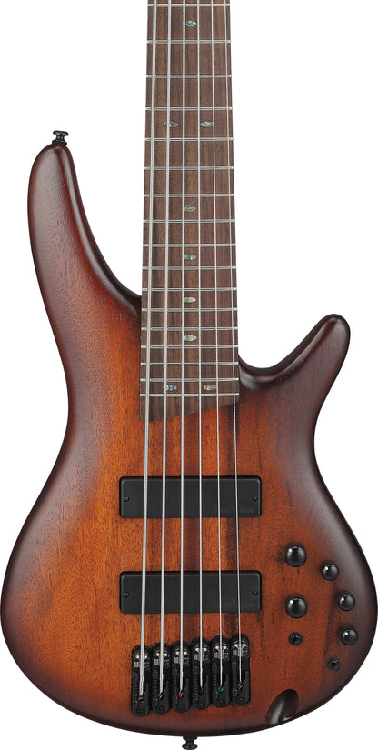 IBANEZ SR E-Bass 6-String - Mahogany Brown Burst Low Gloss