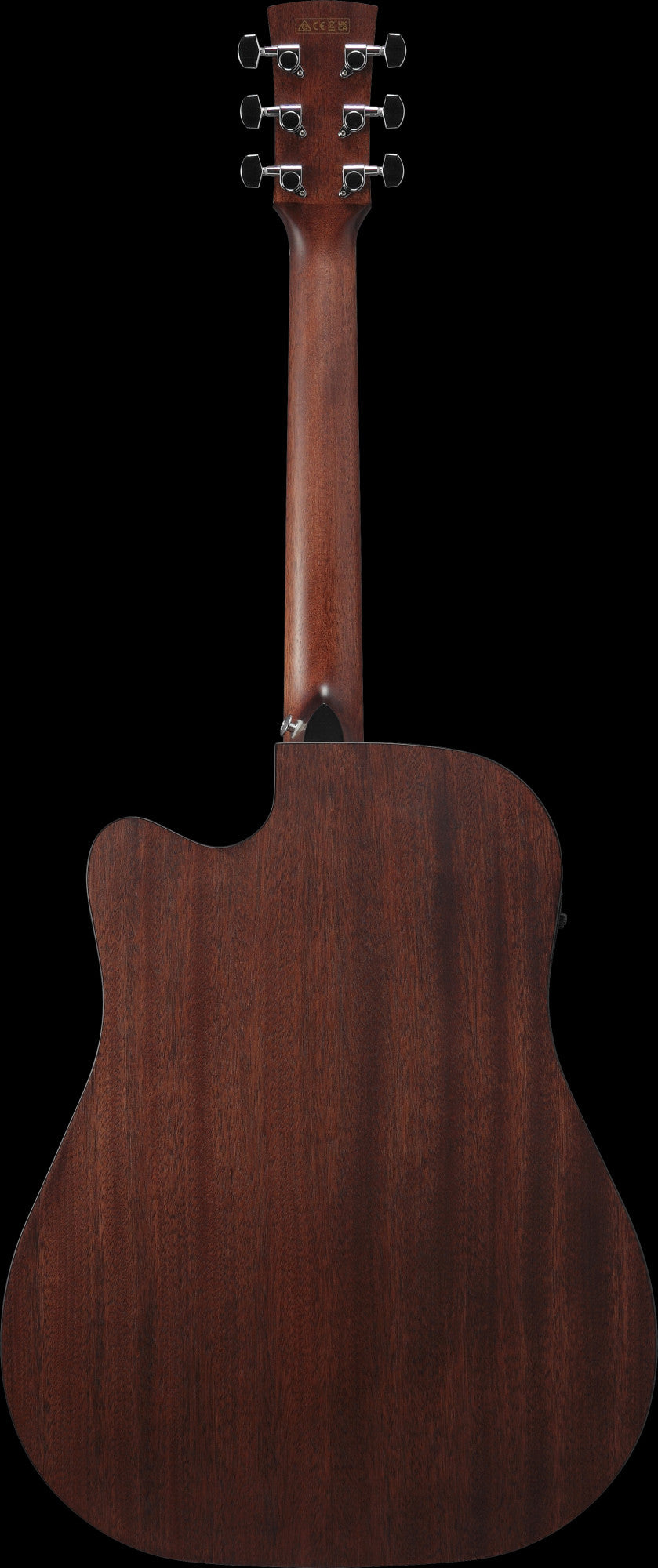 IBANEZ Artwood AW Acoustic Guitar 6-String - Weathered Black Open Pore