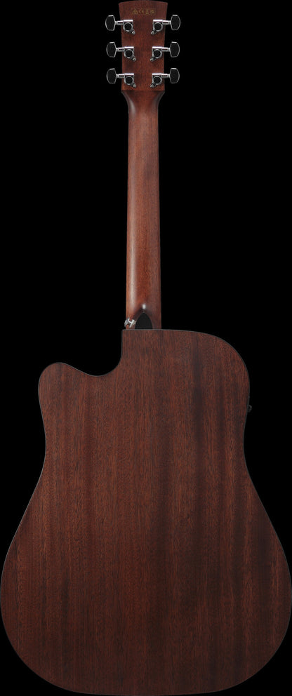 IBANEZ Artwood AW Acoustic Guitar 6-String - Weathered Black Open Pore