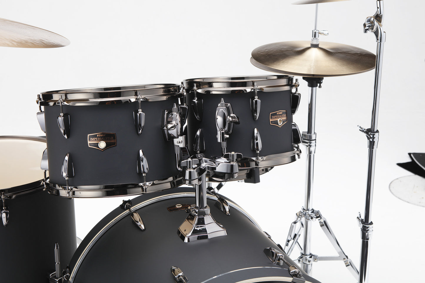 TAMA Imperialstar Rack Tom 10" x 7" - Blacked Out Black/Black Nickel HW