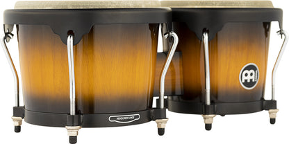 MEINL Percussion Headliner Series Wood Bongo 6 3/4" Macho & 8" Hembra - Wine Red Burst