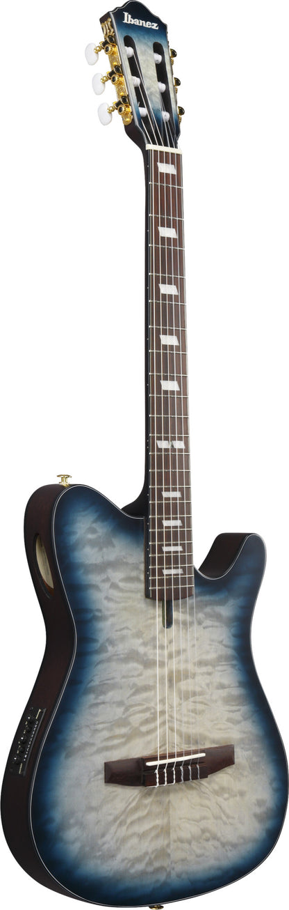 IBANEZ FRH Nylon-Saiten-Gitarre 6-String - Cosmic Blue Starburst Low Gloss