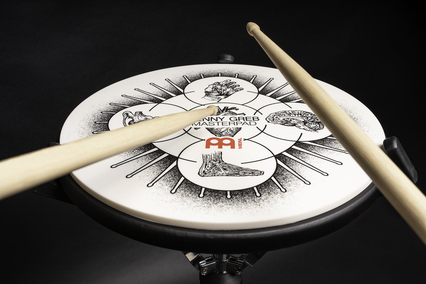 MEINL Cymbals Benny Greb Signature Practice Pad - 12"