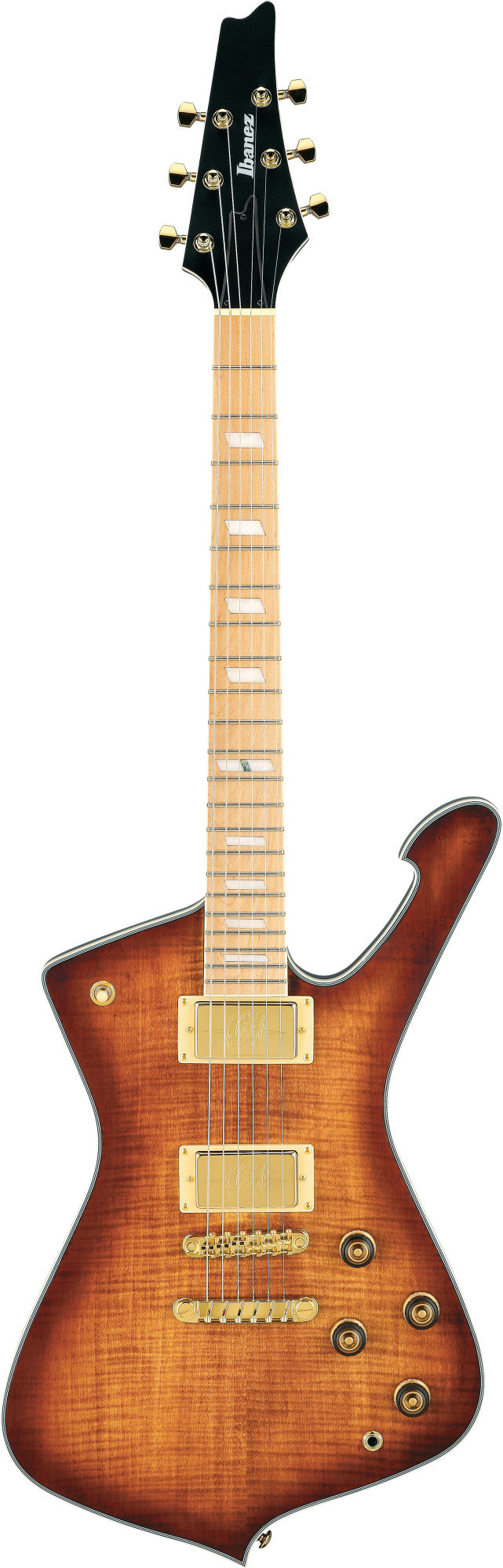 IBANEZ Iceman E-Gitarre 6-String - Caramel Burst Low Gloss + Gigbag