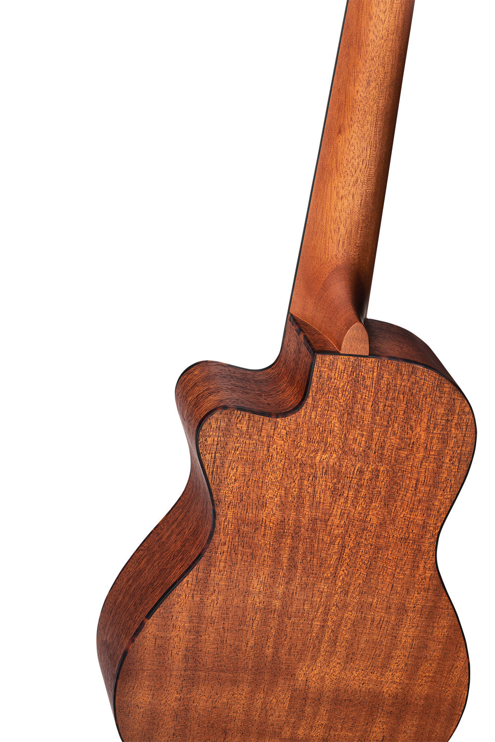 ORTEGA Bonfire Serie Preamp Konzert Ukulele 4 String - Fichte/Sapele Natur