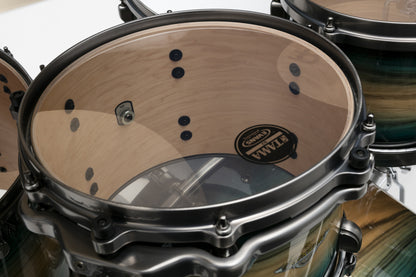 TAMA Starclassic Maple Exotic Rack Tom 10" x 8" - Emerald Pacific Walnut Burst/Smoked Black Nickel HW