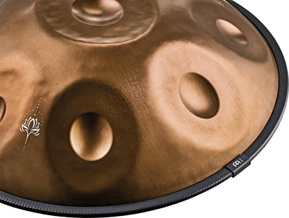 MEINL Sonic Energy Sensory Handpan, Stainless Steel, E La Sirena, 10 Notes, 432 Hz, Vintage copper, Engraved design