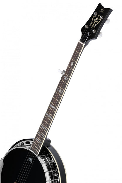 ORTEGA Raven Series Banjo 5 String - Mahogany Black + Bag