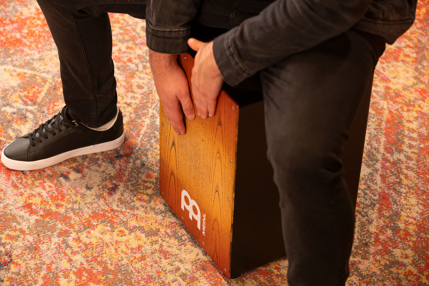 MEINL Percussion Headliner® Series Snare Cajon - Sonoran Amber Fade
