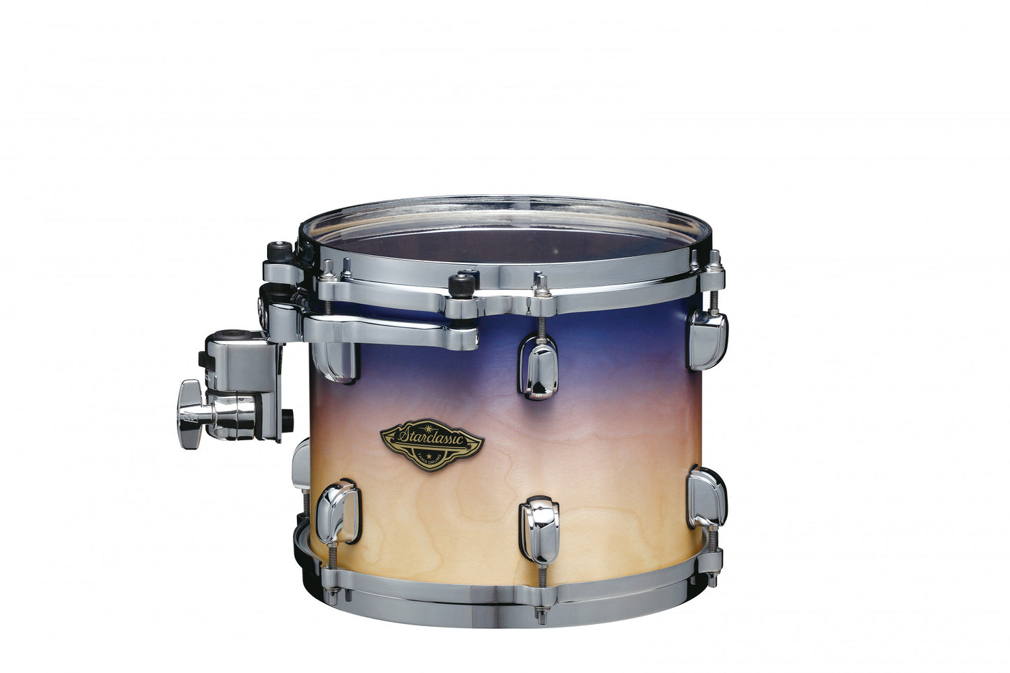 TAMA Starclassic Walnut/Birch Lacquer Rack Tom 8" x 7" - Satin Purple Atmosphere Fade/Chrom HW