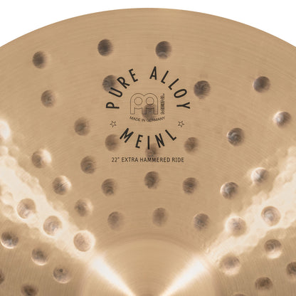 MEINL Cymbals Pure Alloy Extra Hammered Ride - 22"