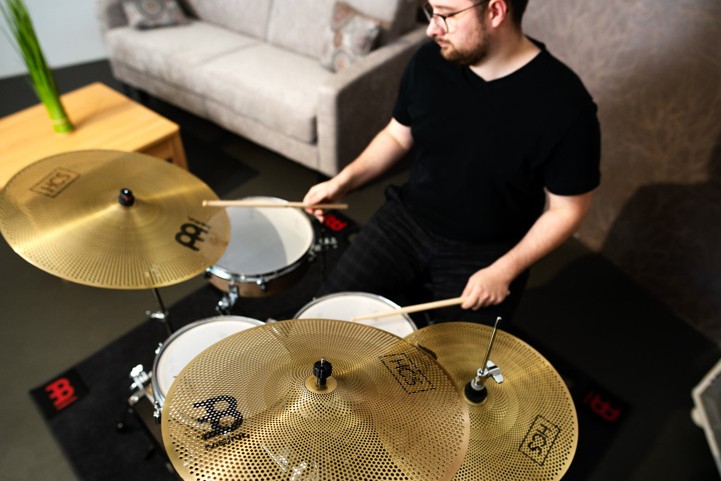 MEINL Cymbals HCS Practice Cymbal Set - 14" / 16" / 20"