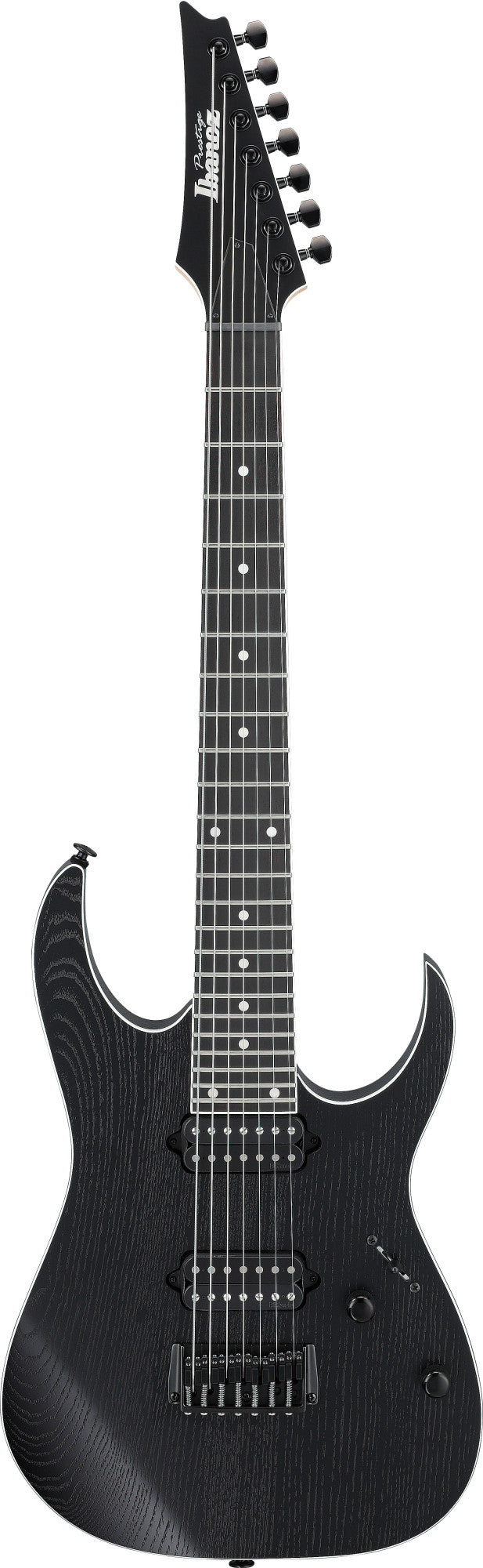 IBANEZ Prestige RGR Electric Guitar 7-String - Weathered Black + Case