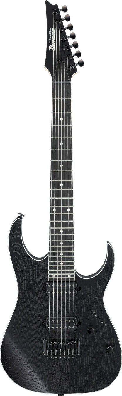 IBANEZ Prestige RGR Electric Guitar 7-String - Weathered Black + Case