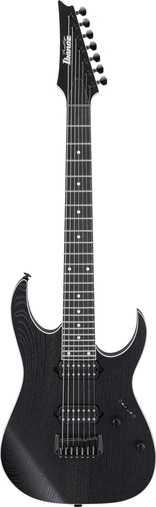 IBANEZ Prestige RGR Electric Guitar 7-String - Weathered Black + Case