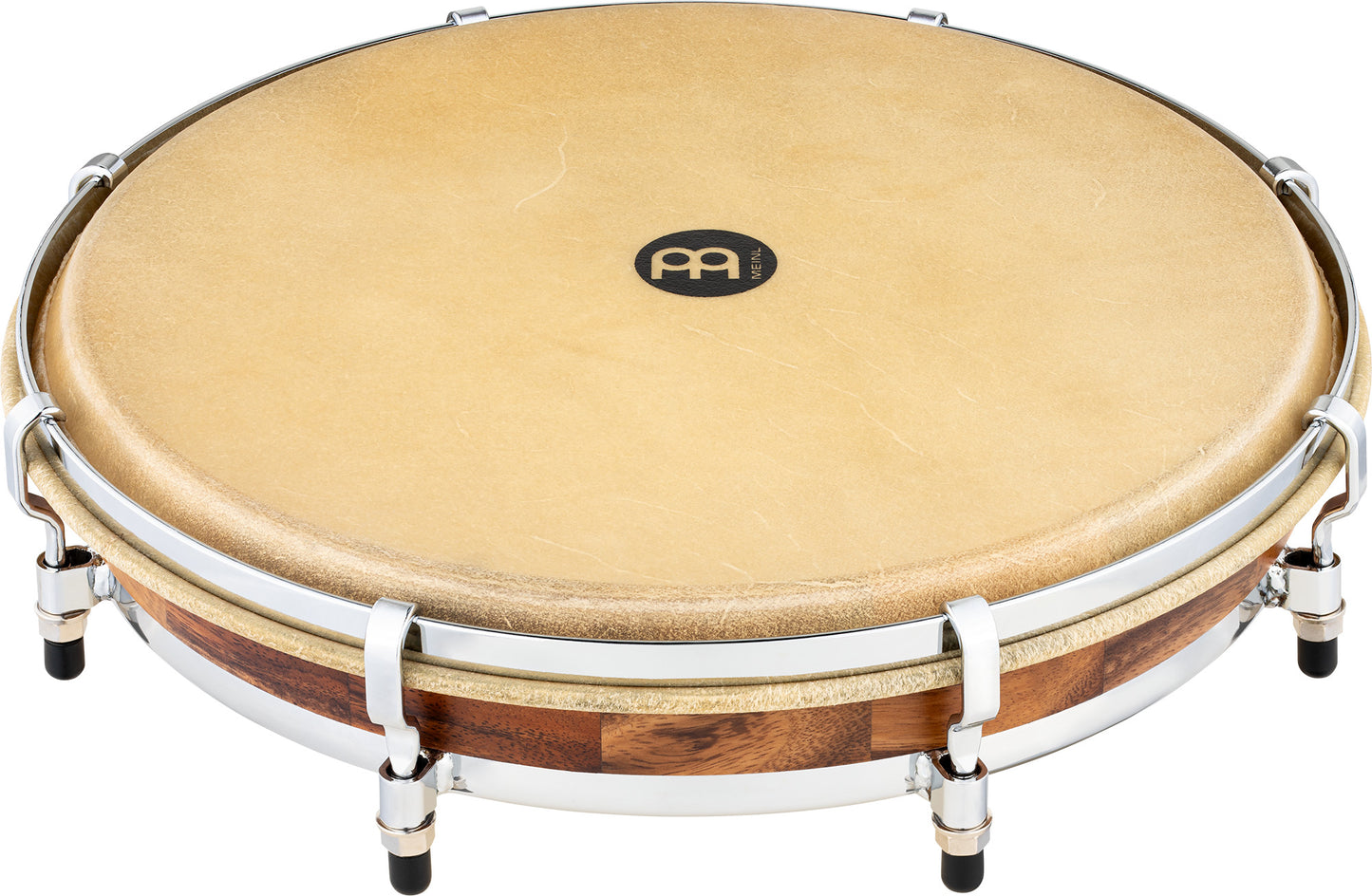 MEINL Percussion Pandero de Plena 14" Seguidor, Chrome Hardware