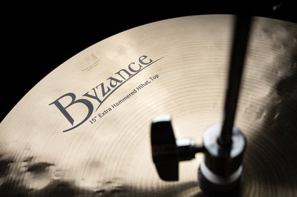 MEINL Cymbals Byzance Traditional Extra Hammered Hihat - 15"