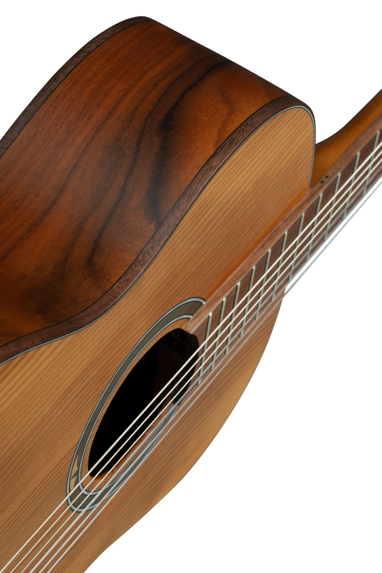 ORTEGA Thermo Series 4/4 Konzertgitarre 6-String - Dunkelbraun matt + Gigbag