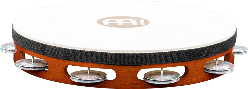 MEINL Percussion Traditional Wood Series Headed Tambourine - 10"