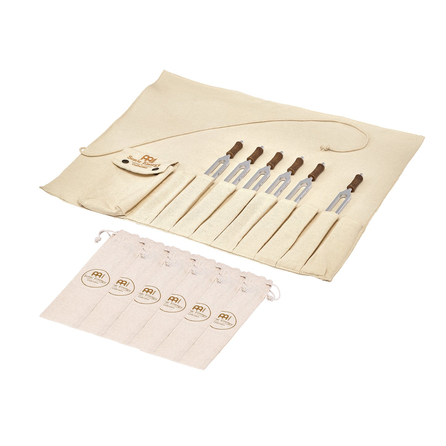 MEINL Sonic Energy 6-piece Binaural Therapy Tuning Fork Set