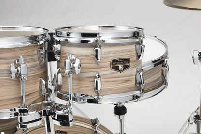 TAMA Imperialstar Rack Tom 8" x 6" - Natural Zebrawood Wrap/Chrome HW