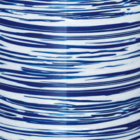 TAMA Starclassic Maple Duracover Wrap Floor Tom 14" x 14" - Blue & White Oyster/Chrome HW