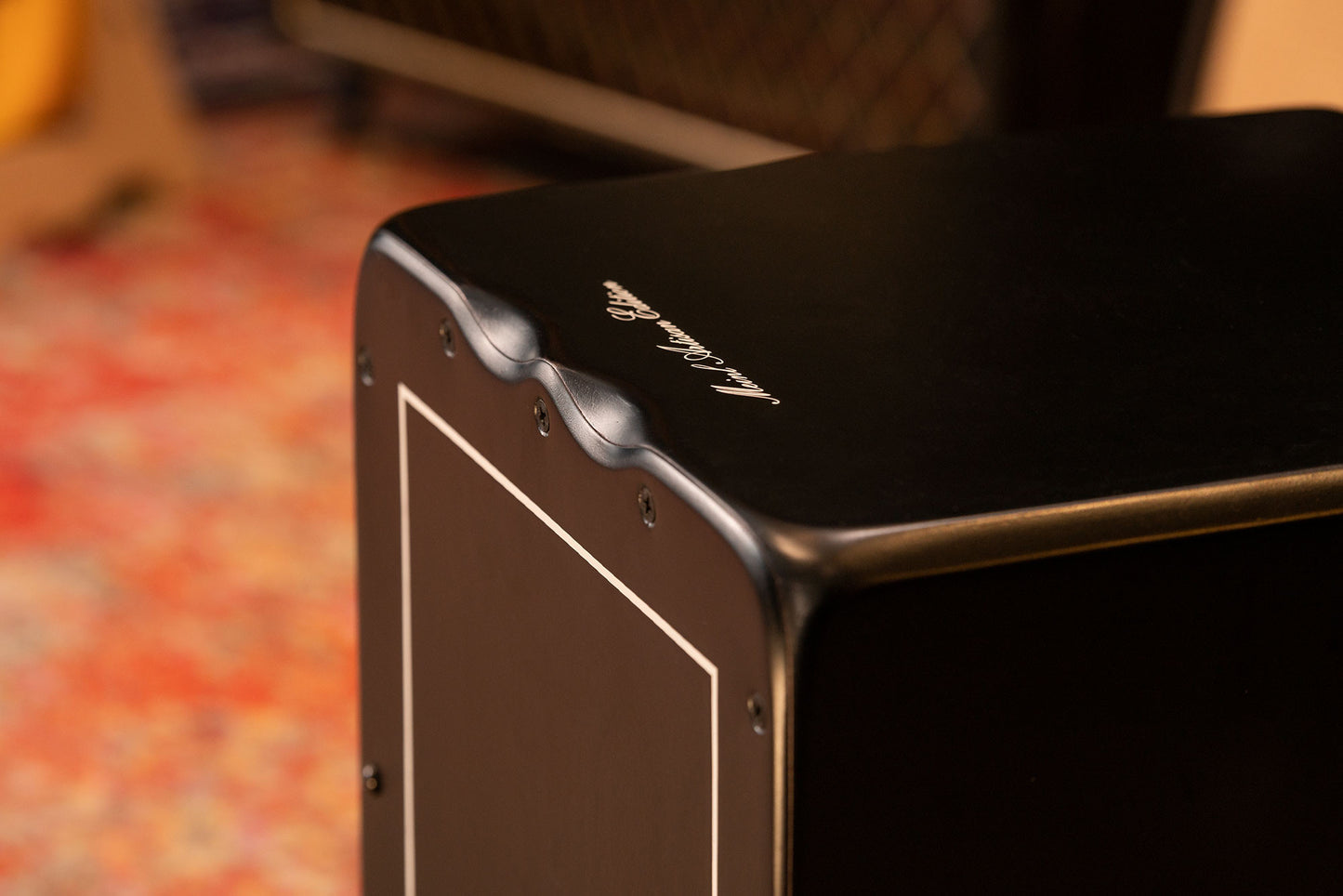 MEINL Percussion Artisan Edition Series String Cajon Tango Line - Satin Black
