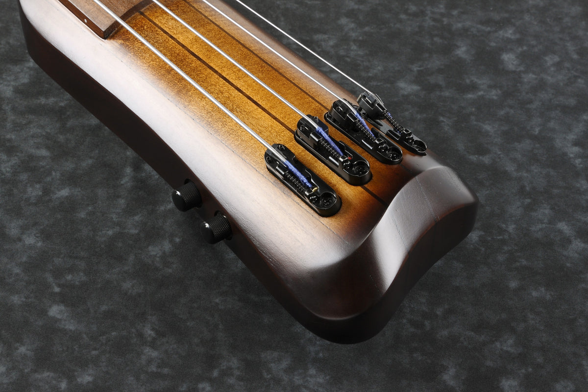 IBANEZ Bass Workshop Upright Bass 4-String - Mahagony Oil Burst + Gig Bag & Roadpro Stand