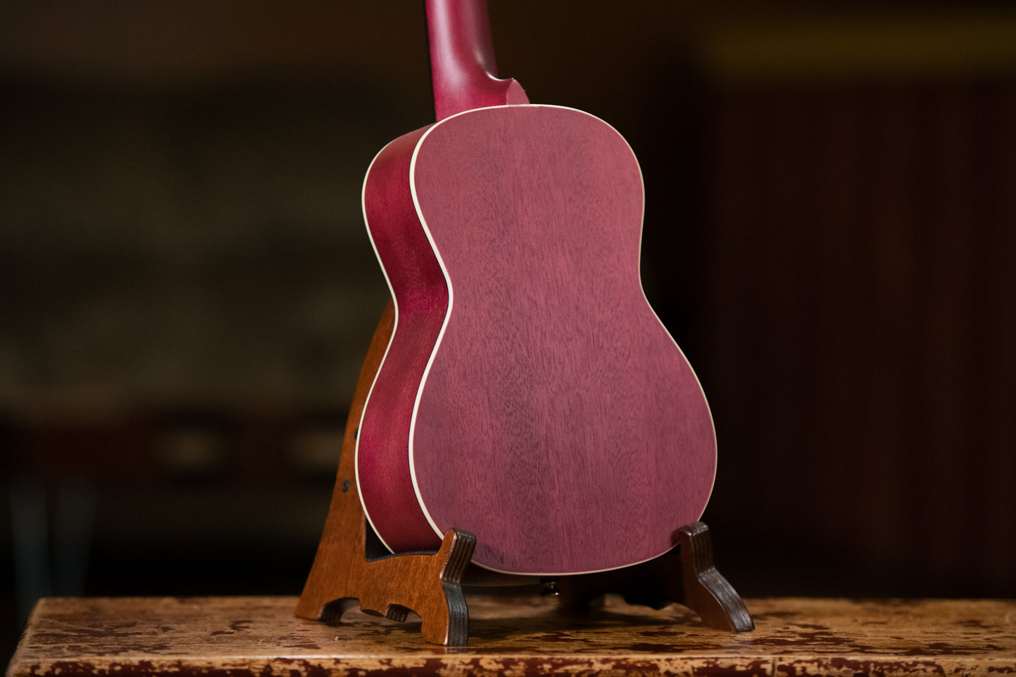 ORTEGA Earth Series Concert Ukulele 4 String - Raspberry Red