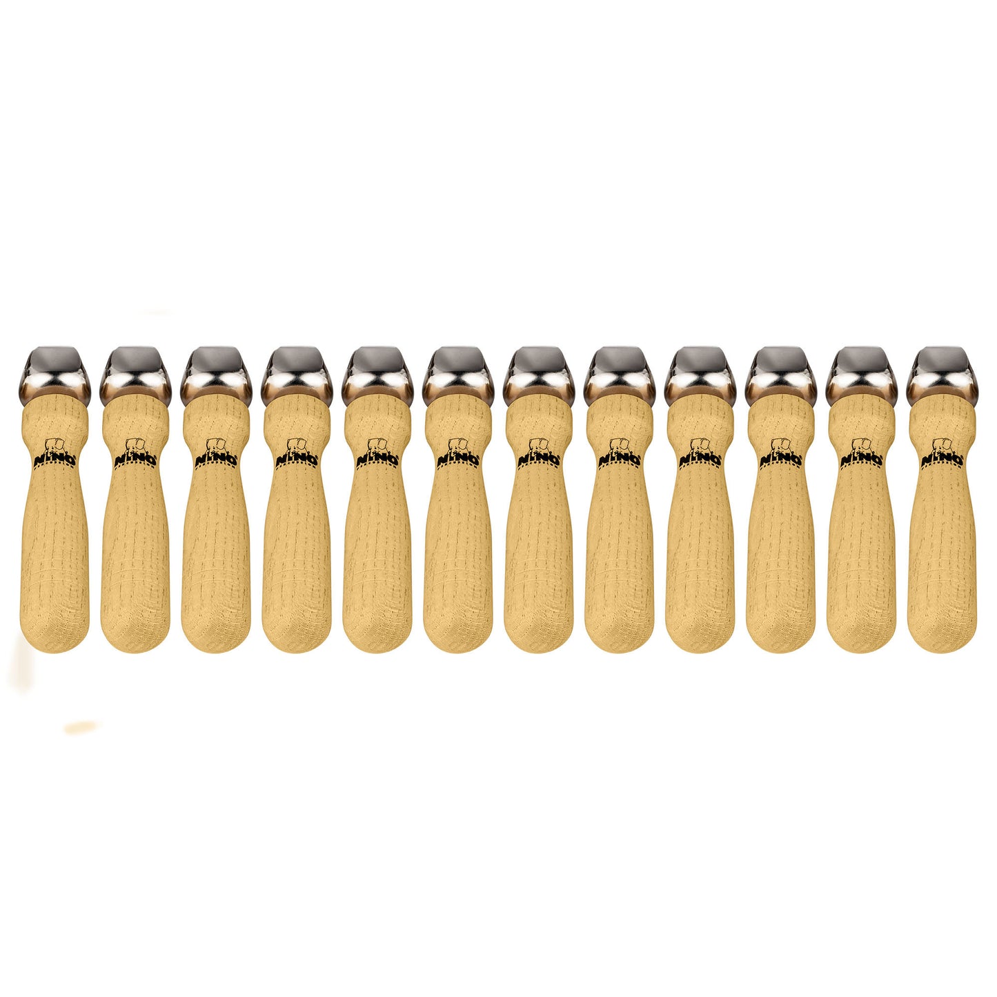 NINO Percussion Bell Stick Set - 12 teilig