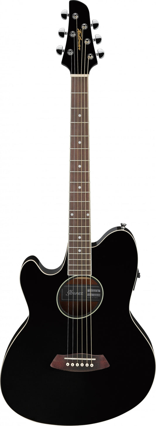 IBANEZ Talman Series Double Cutaway Acoustic Guitar w/Preamp 6 String Lefty - black