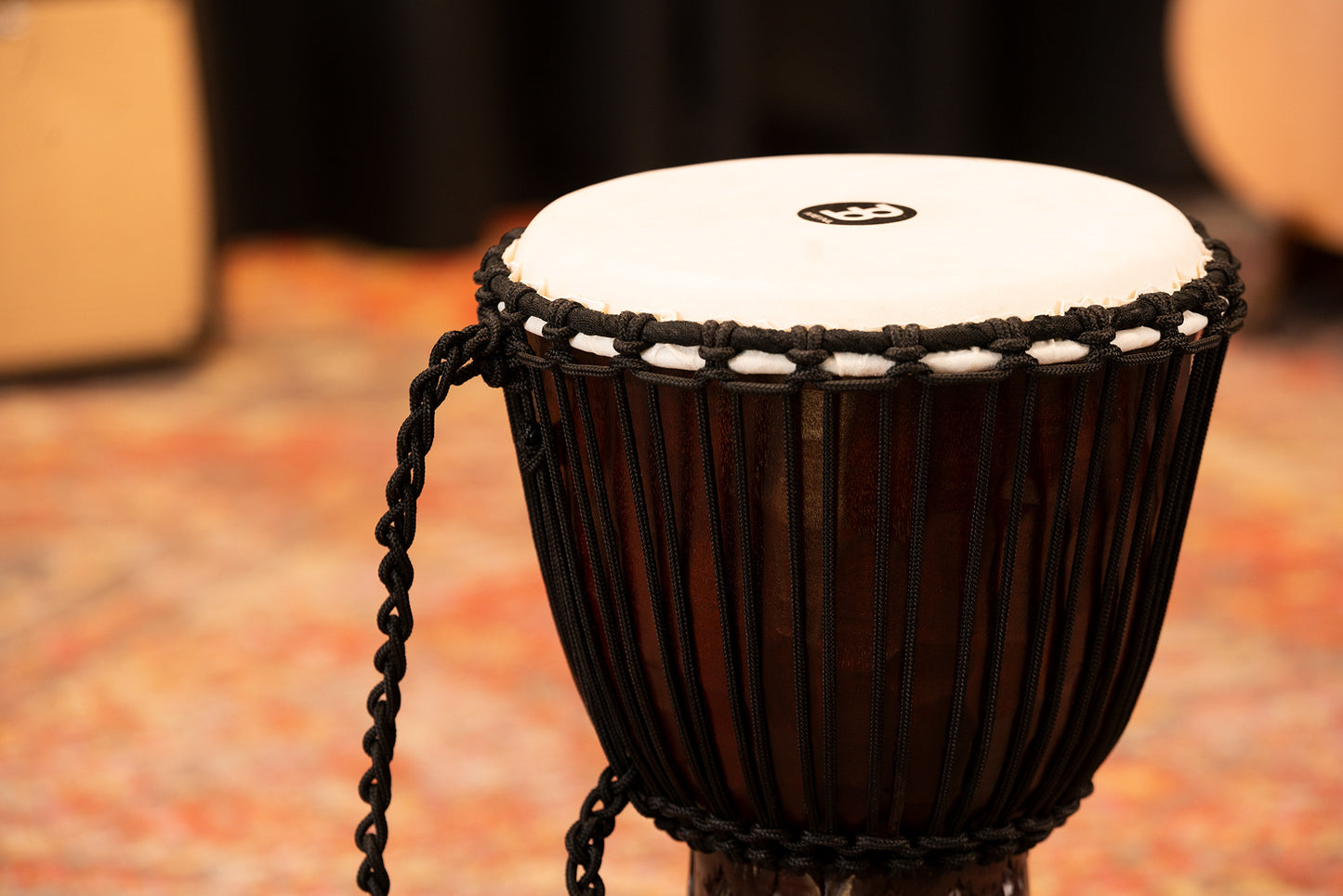 MEINL Percussion Professional African Style Djembe 10" - Village Carving