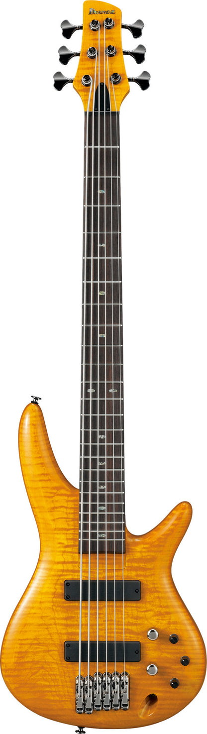 IBANEZ Gerald Veasley Signature Electric Bass 6-String - Amber + Case