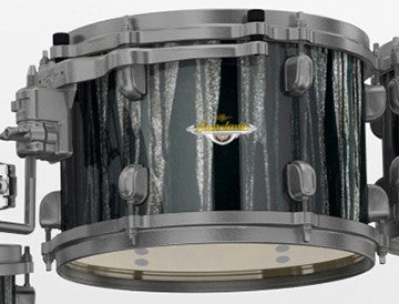 TAMA Starclassic Maple Lacquer Rack Tom 13" x 9" - Black Clouds & Silver Linings/Smoked Black Nickel HW