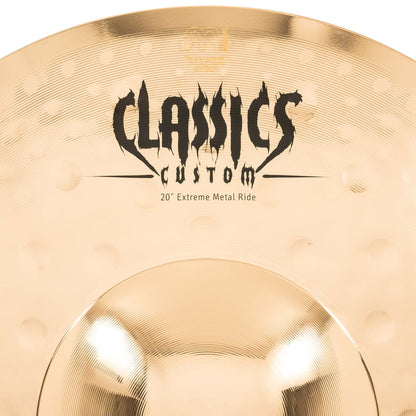 MEINL Cymbals Classics Custom Extreme Metal Cymbal Set - 14" Hihat, 18" Crash, 20" Ride