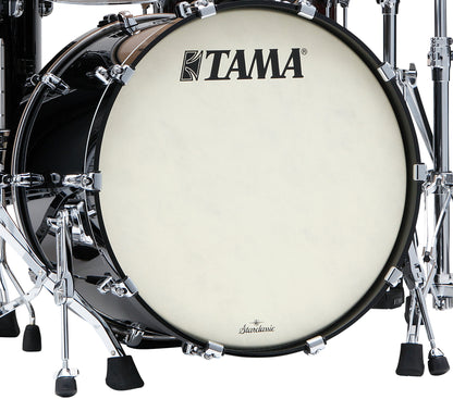 TAMA Starclassic Maple Lacquer Bass Drum 24" x 16" - Piano Black/Chrom HW/ohne Tom Halter